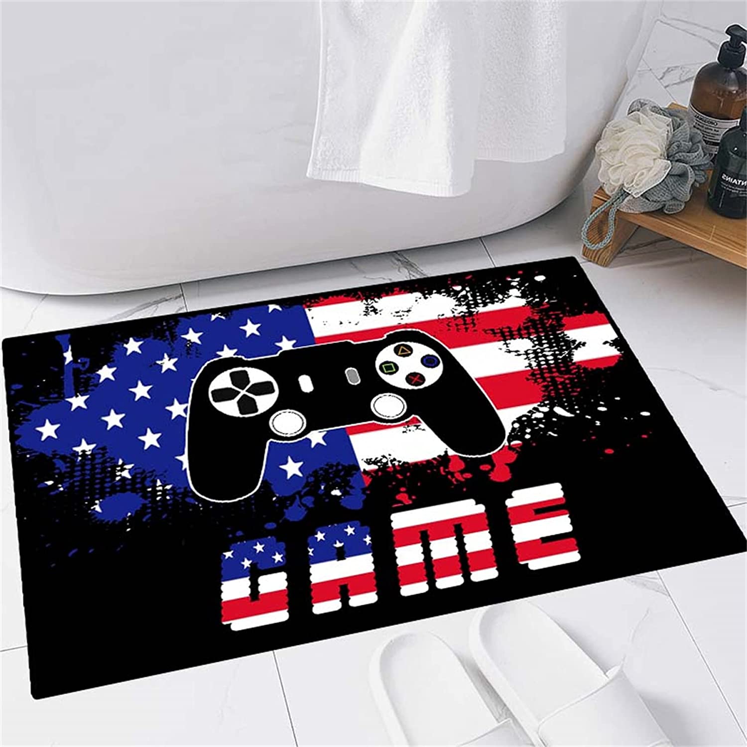 Video Game Controller Player Area Rug for Boys Bedroom or Living/Gaming Room - Image 4