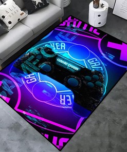 Video Game Mat Home Decoration - Non-Slip Polyester Carpets for Large Game Consoles