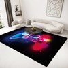 Video Game Non-Slip Floor Rug for Gamer Boys' Bedroom - Doormat with Colorful Funny Pattern and T-Shirt, Hoodie, Sweatshirt Game room area rugs