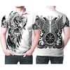 Viking Warrior King Stribe Tatoo America 3D All Over Print Polo Shirt with personalized design