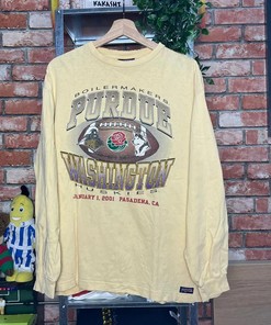 Vintage 01'S Tshirt Boilermakers Purdue Washington Huskies Reprinted, Ncaa Washington Shirts