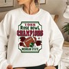 Vintage 1988 Rose Bowl Champions Michigan State Spartans Crewneck Sweatshirt Hoodie, Retro Msu Apparel