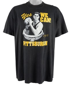 Vintage 1990 Pittsburgh Steelers Billy Owens #6 Nfl Yes We Can Spell-Out T-Shirt And Hoodie Sweatshirt Gifts For Fans