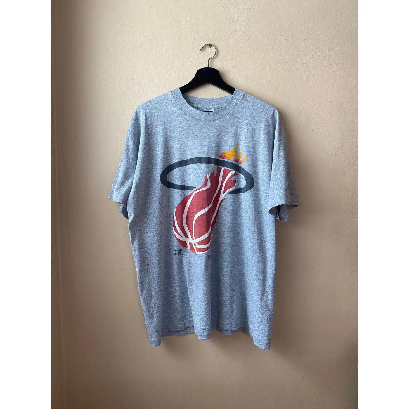 Vintage 1990S Miami Heat Sweatshirt Pullover Hoodie Reprinted Gift For Bna Fans