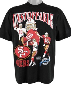 Vintage 1990S Nfl San Francisco 49Ers Joe Montana #16 T-Shirt And Hoodie Sweatshirt Full Size Gifts For Fans