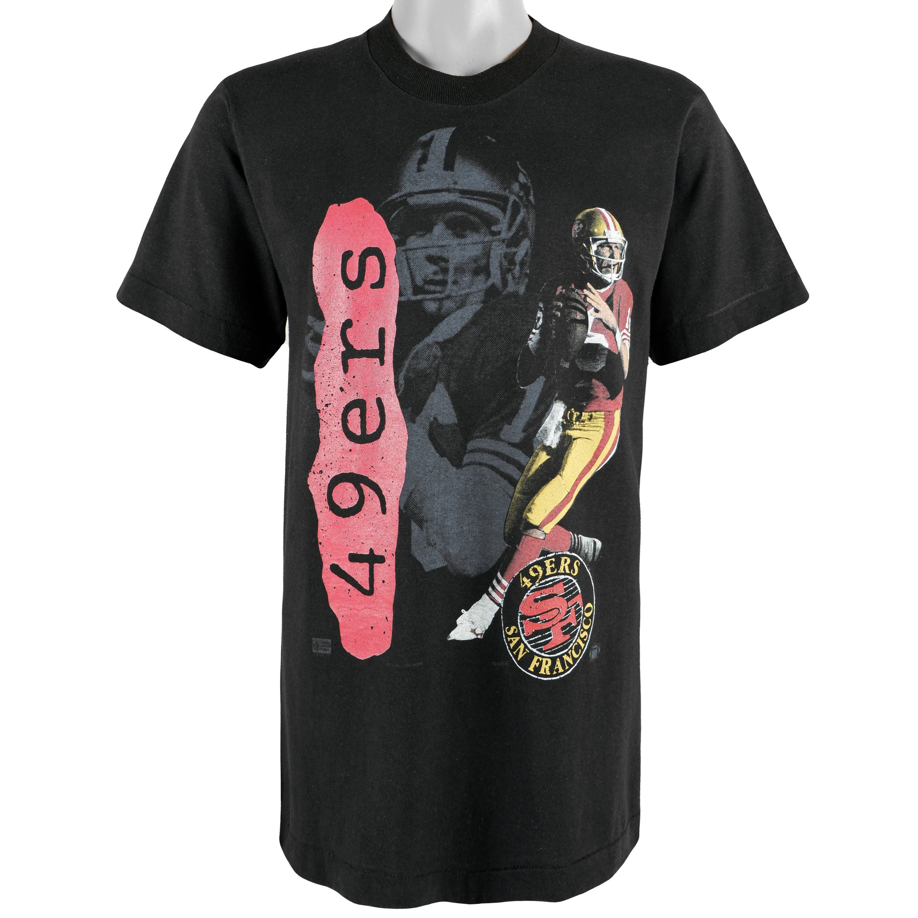Vintage 1990S San Francisco 49Ers Nfl T-Shirt And Hoodie Sweatshirt Full Size Gifts For Fans