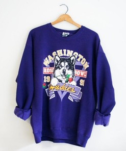 Vintage 1991 University Of Washington Huskies Sweatshirt, Vintage 90S Shirt, Uw Huskies Hoodie