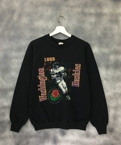 Vintage 1992 Washington Huskies Sweatshirt University Of Washington Jumper Pullover Sweater Rose Bowl