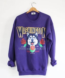 Vintage 1993 University Of Washington Huskies Sweatshirt , Vintage 90S Shirt, Uw Huskies Hoodie
