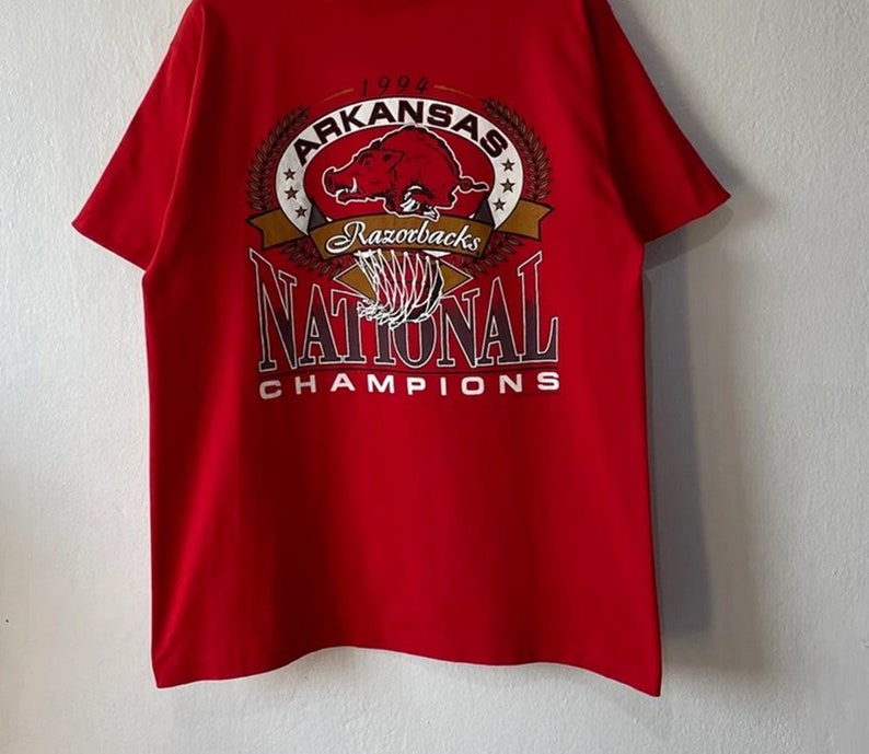 Vintage 1994 Arkansas Razorbacks National Champions T-Shirt, Shirt, Hoodie Gift For Her And Him
