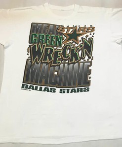 Vintage 1994 Nhl Dallas Stars Hockey T-Shirt Sweatshirt Pullover Hoodie Reprinted