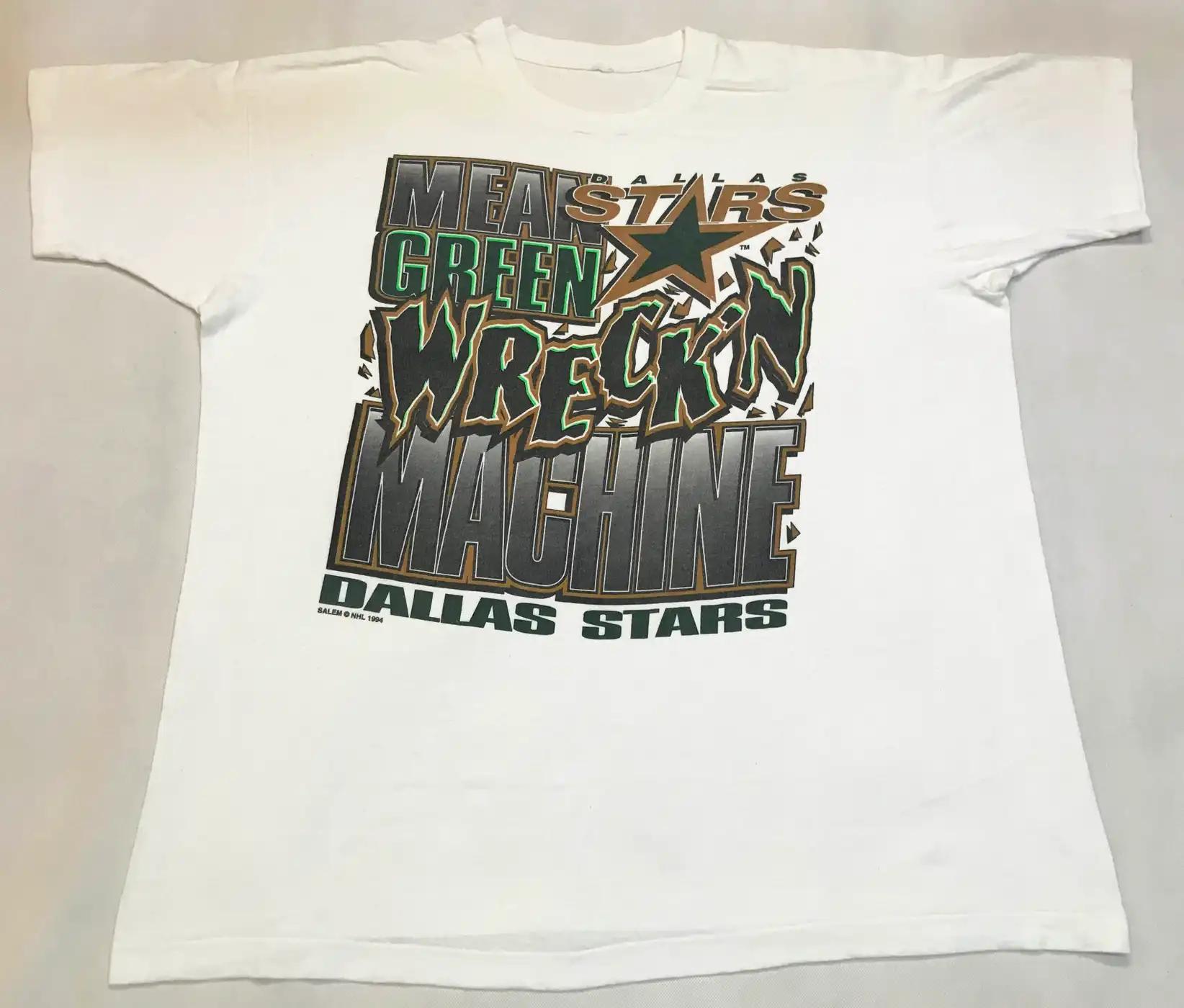Vintage 1994 Nhl Dallas Stars Hockey T-Shirt Sweatshirt Pullover Hoodie Reprinted