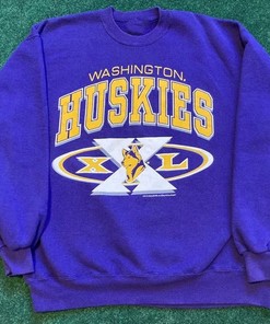 Vintage 1997 University Of Washington Huskies Sweatshirt, Vintage 90S Shirt, Uw Huskies Hoodie
