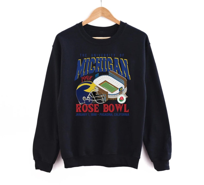 Vintage 1998 University Of Michigan Wolverine Shirt Or Hoodie, Retro U Of M Apparel Gift - Image 3
