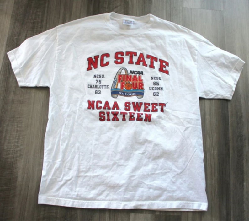 Vintage 2000S North Carolina Nc State University T Shirt, Iu Hoosiers Shirt For Ncaa Fans