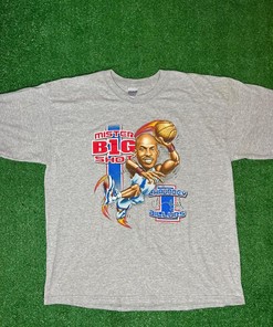 Vintage 2004 Chauncey Billups Caricature Pistons Sweatshirt Pullover Hoodie Reprinted Gift For Bna Fans
