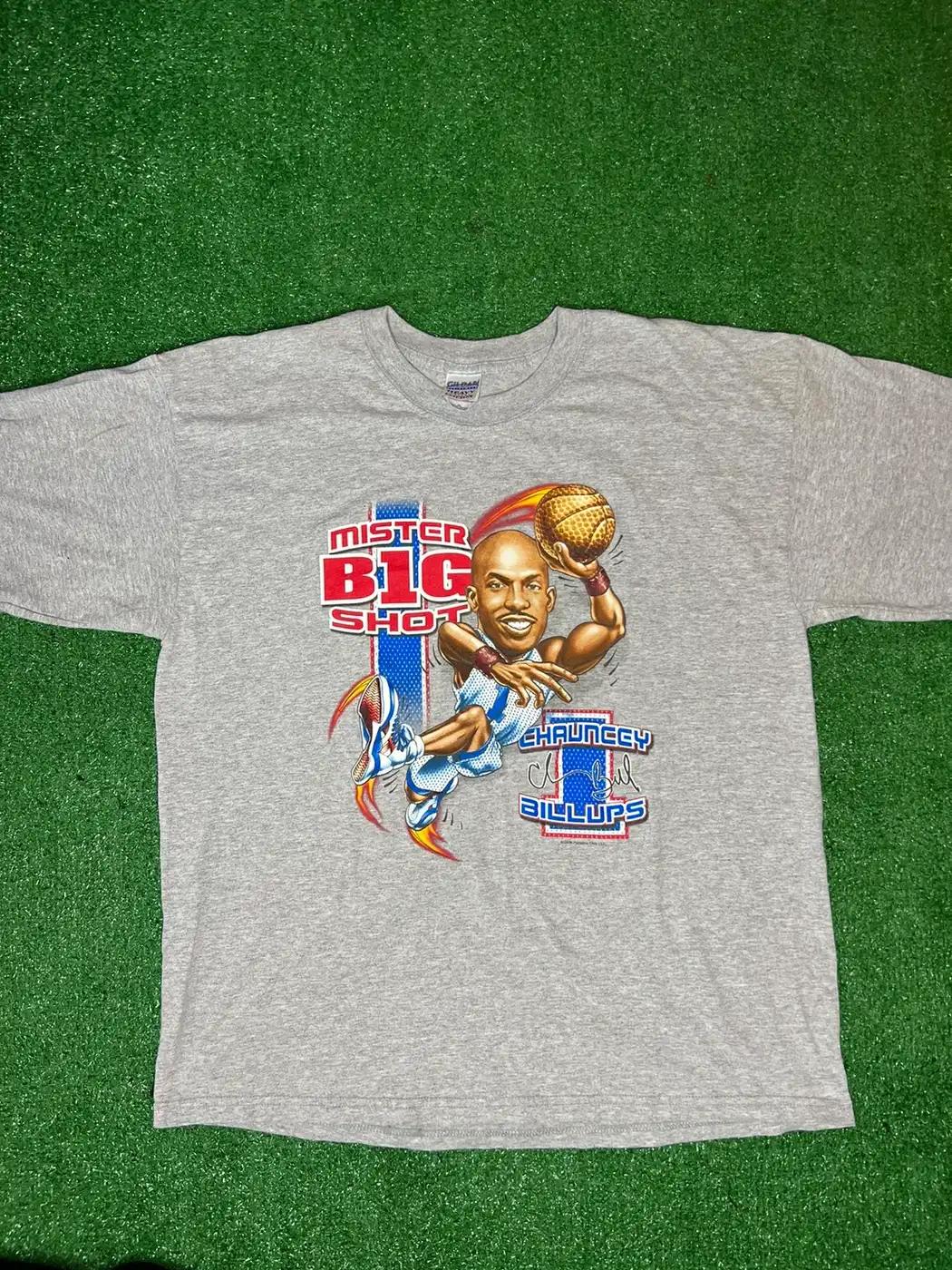 Vintage 2004 Chauncey Billups Caricature Pistons Sweatshirt Pullover Hoodie Reprinted Gift For Bna Fans