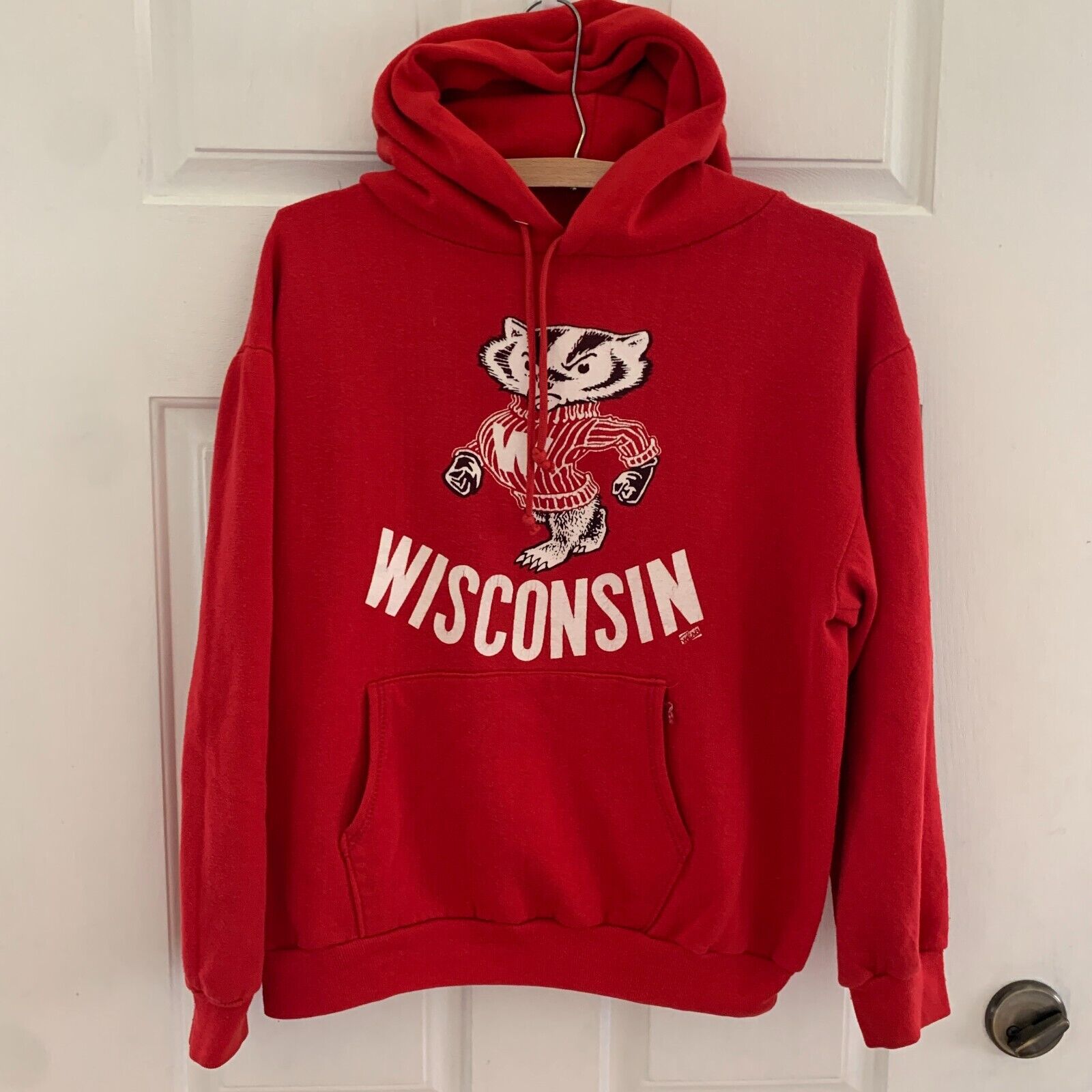 Vintage 70s 80s Wisconsin Badgers Red Sportswear Sweatshirt, Hoodie, Crewneck - Football Team