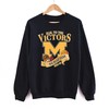 Vintage 80S Michigan Wolverines Sweatshirt Hoodie Shirt With Vintage Michigan Wolverine Logo