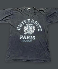 Vintage 80S University Of Paris Graphic Shirt Full Size Gifts For Fans With Hoodie & Sweatshirt Option