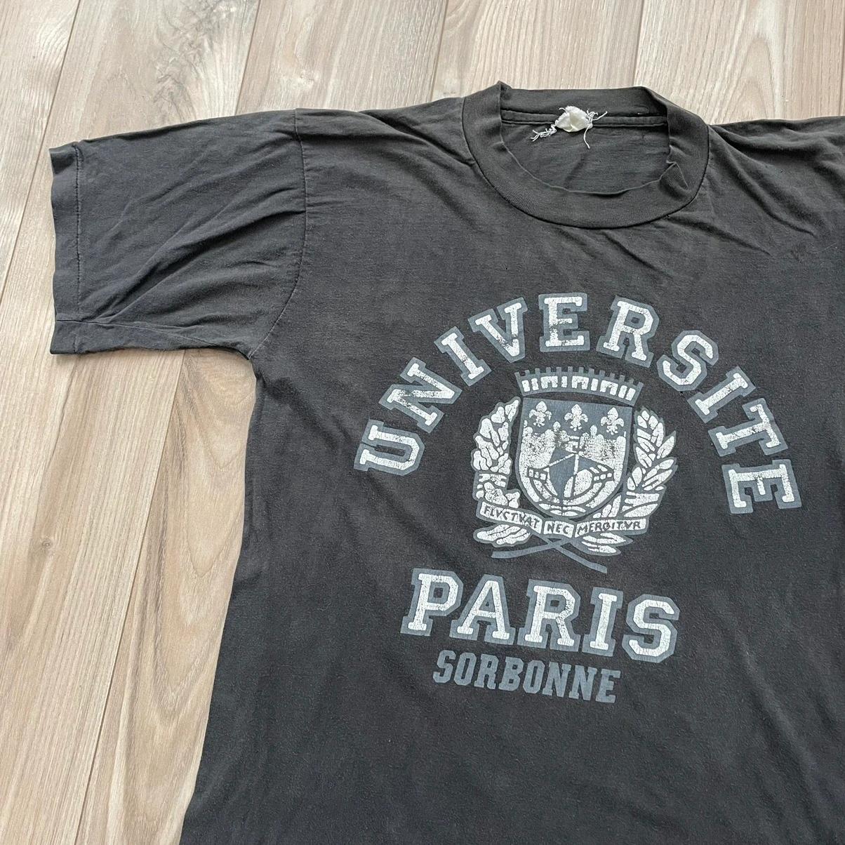 Vintage 80S University Of Paris Graphic Shirt Full Size Gifts For Fans With Hoodie & Sweatshirt Option - Image 2