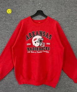 Vintage 90S Arkansas Razorbacks Sweatshirt Retro Arkansas Crewneck For Men And Women