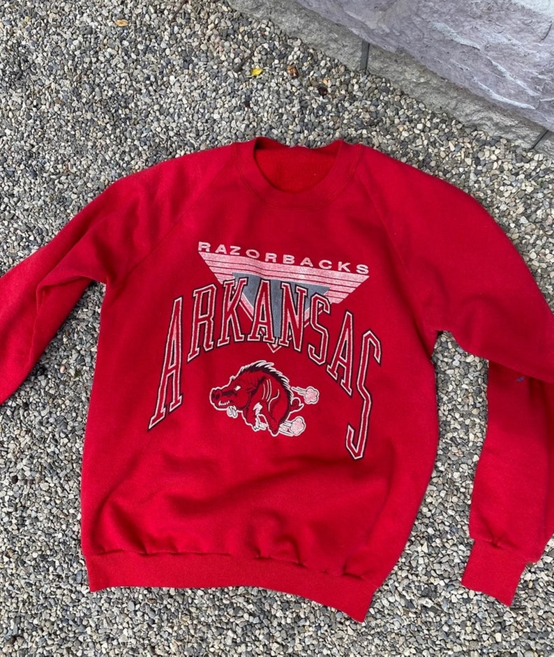 Vintage 90S Arkansas Razorbacks Sweatshirt Shirt Hoodie, Fan Apparel