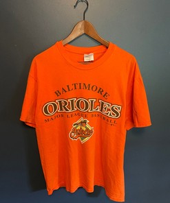 Vintage 90S Baltimore Orioles Mlb Baseball Tee - Size Large - Retro T-Shirt