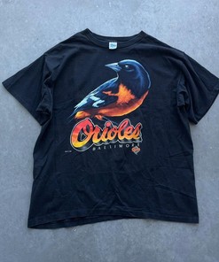 Vintage 90S Baltimore Orioles T Shirt Mlb, Rare Find For Baseball Fans