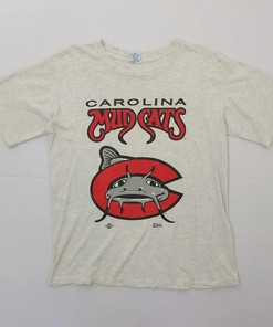 Vintage 90S Carolina Mud Cats T-Shirt Sweatshirt Pullover Hoodie Reprinted