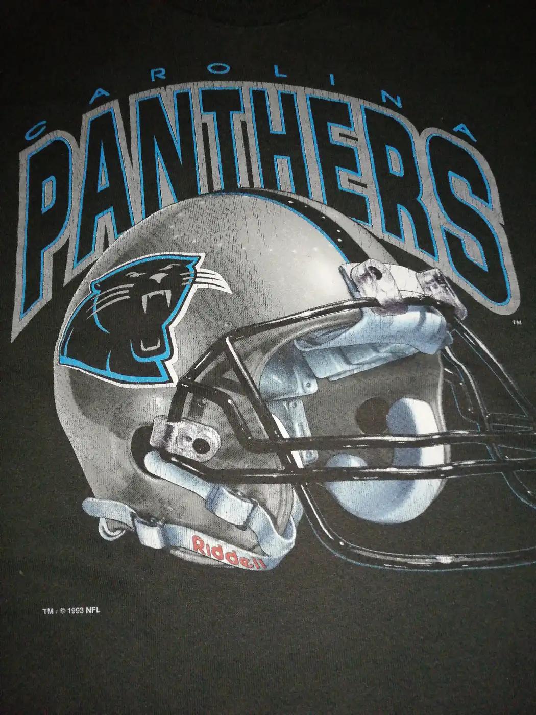 Vintage 90S Carolina Panthers Usa Nfl T Shirt Hoodie Sweatshirt Gift For Fans - Image 2