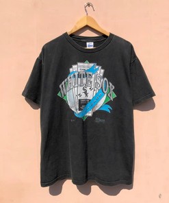 Vintage 90S Chicago White Sox Mlb Faded T-Shirt Sweatshirt Pullover Hoodie Reprinted