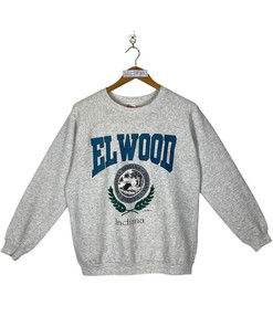 Vintage 90S Elwood Indiana Usa Pullover Crewneck, Elwood Indiana Usa Sweatshirt