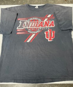 Vintage 90S Indiana Hoosiers T-Shirt Retro Iu Hoosiers Shirt For Ncaa Fans
