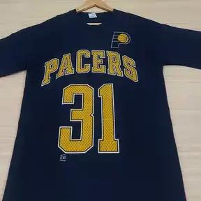 Vintage 90S Indiana Pacers Reggie Miller Sweatshirt Pullover Hoodie Reprinted Gift For Bna Fans - Image 2