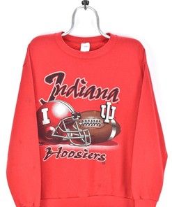 Vintage 90S Indiana University Hoosiers Basketball Sweatshirt, Indiana Hoosiers Hoodie, Indiana University T Shirt