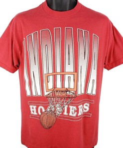 Vintage 90S Indiana University Hoosiers Basketball Sweatshirt, Indiana University T Shirt, College Student Gift
