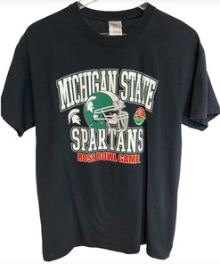 Vintage 90'S Michigan State Spartans Rose Bowl Shirt, Michigan State Spartans T-Shirt For Fans