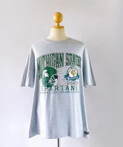 Vintage 90'S Michigan State Spartans Shirt, Michigan State Spartans T-Shirt For Fans