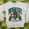 Vintage 90'S Michigan State Spartans Sweatshirt With 1988 Rose Bowl Design, Football Shirt For Michigan State Fans