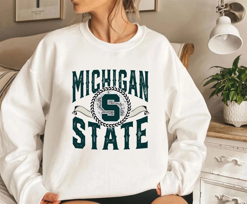 Vintage 90S Michigan University Sweatshirt Hoodie Shirt, Retro U Of M Apparel Gift