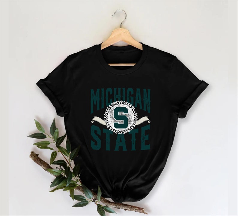 Vintage 90S Michigan University Sweatshirt Hoodie Shirt, Retro U Of M Apparel Gift - Image 3