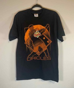 Vintage 90S Mlb Baltimore Orioles Baseball Cal Ripken T-Shirt, Retro Tee For Fans Of Orioles Baseball