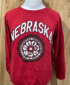 Vintage 90S Nebraska Cornhuskers Fiesta Bowl Champion Hoodie, University Nebraska Football Sweater