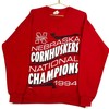 Vintage 90S Nebraska Cornhuskers Football Sweatshirt, Nebraska Cornhuskers Sweater, University Of Nebraska State