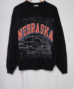 Vintage 90S Nebraska Cornhuskers Sweatshirt Nebraska Crewneck University Nebraska T-Shirt, Hoodie