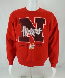 Vintage 90S Nebraska Cornhuskers University Of Sweatshirt,  Hoodie T-Shirt