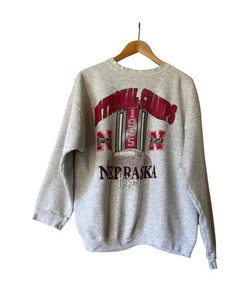 Vintage 90S Nebraska Huskers Football Sweatshirt Hoodie All Size, University Of Nebraska State Hoodie