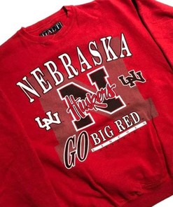 Vintage 90'S Nebraska Huskers Sweatshirt, 90S T-Shirt