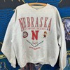 Vintage 90S Nebraska Huskers Sweatshirt Hoodie, Ncaa Gist Fans